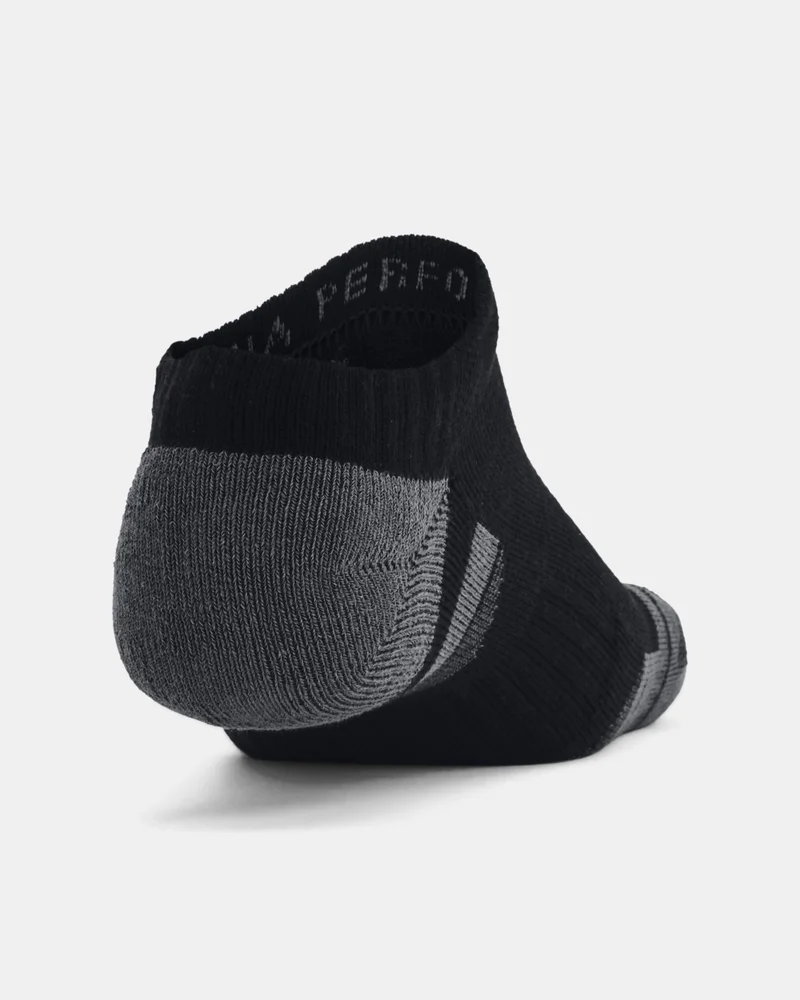 UNDER ARMOUR Black Performance No-Show Socks (3 Pairs)  | Best Price UAE
